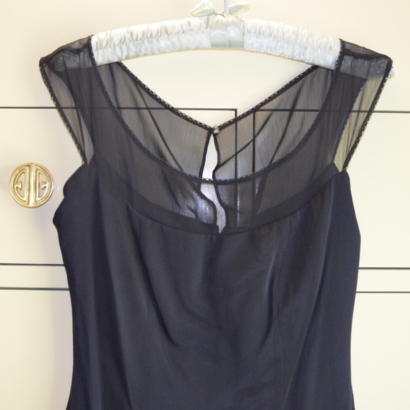 Navy Floor Length Formal Bridesmaid Prom Gown - Picture 3 of 8